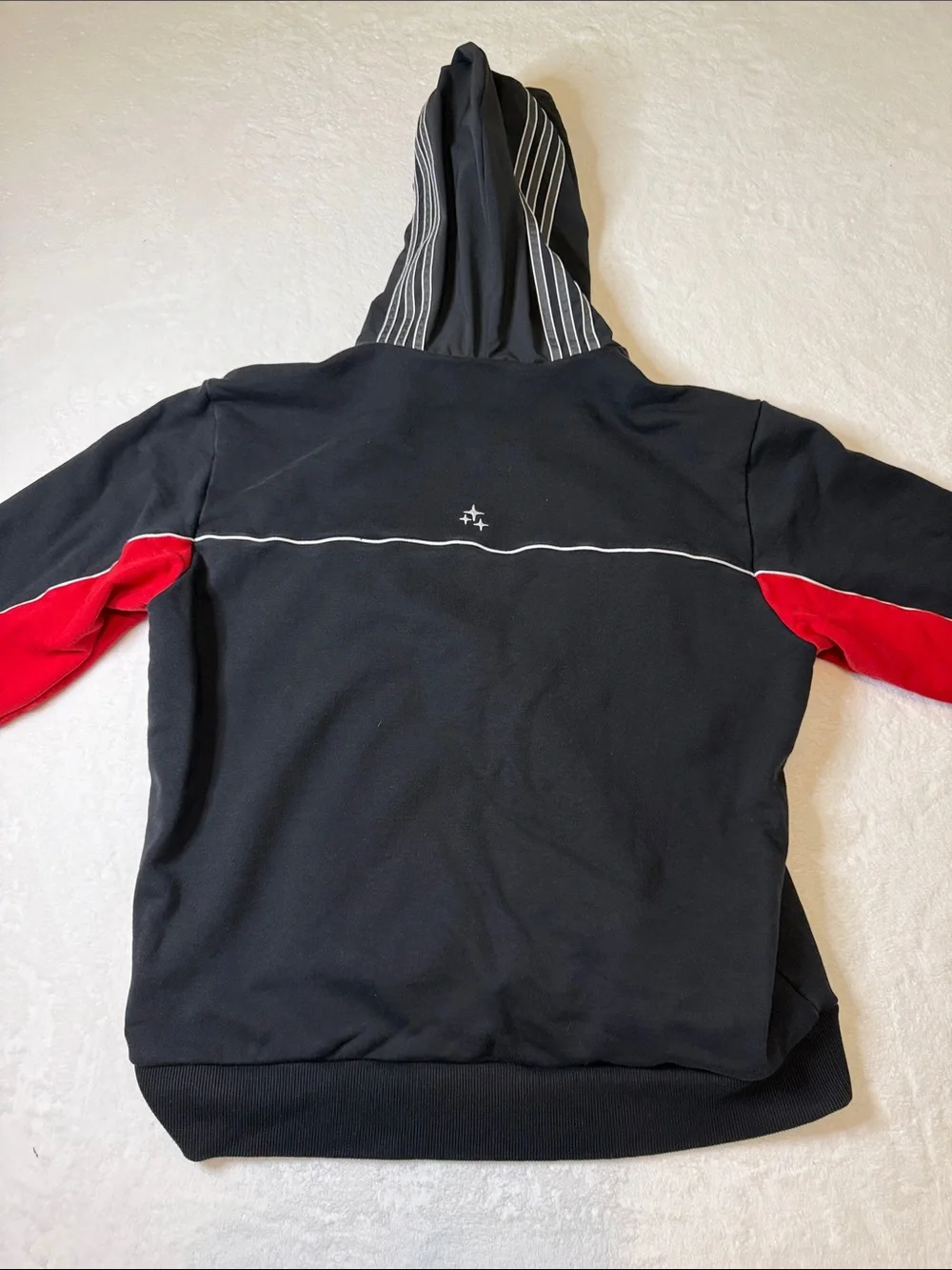 Adidas X Drama Manchester United Black & Red Call Hoodie with Crest